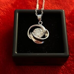 Luxury 2.0 CT Moissanite Diamond Saturn‎ Pendant
